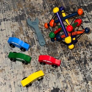 Colorful Wooden Toy Bundle Set